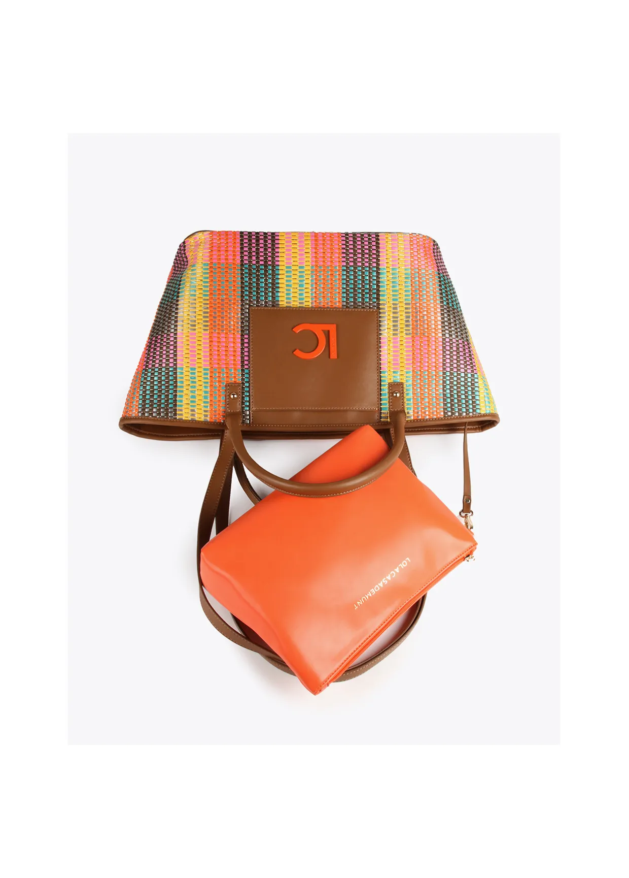 Shopper doble asa multicolor