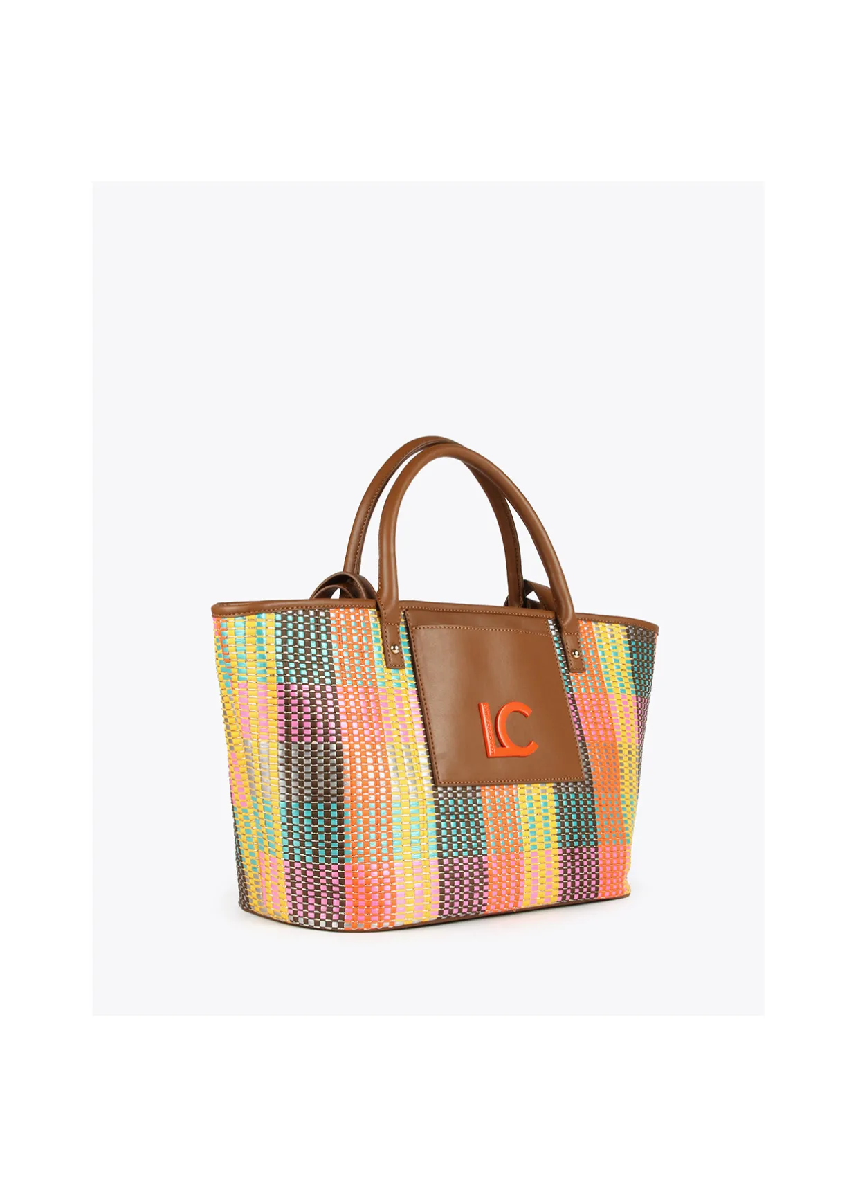 Shopper doble asa multicolor