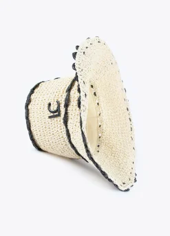 Sombrero efecto ráfia