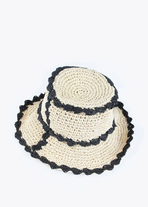 Sombrero efecto ráfia