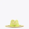 Sombrero trenzado bicolor