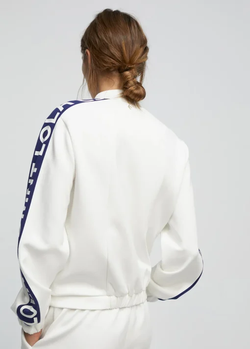 Sudadera bicolor cremallera