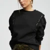 Sudadera con pedrería