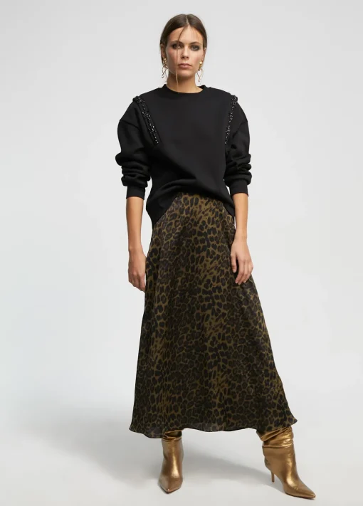 Sudadera con pedrería