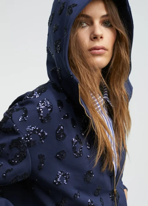 Sudadera detalle lentejuela