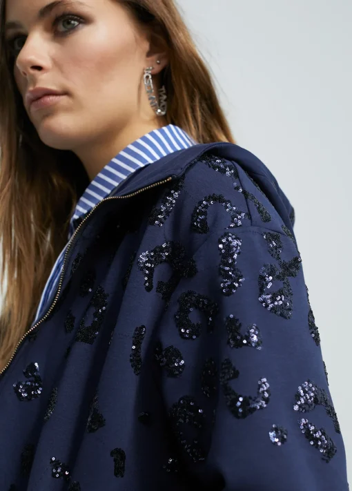Sudadera detalle lentejuela