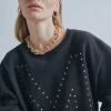 Sudadera M detalle strass |  Ropa | Lola Casademunt