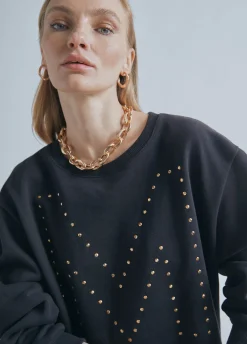 Sudadera M detalle strass |  Ropa | Lola Casademunt