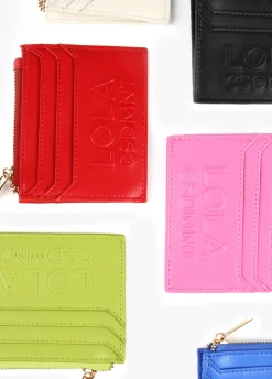 Tarjetero logo con relieve