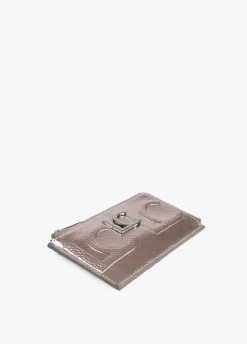 Tarjetero metalizado