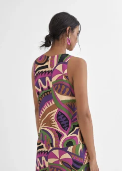 Top estampado multicolor