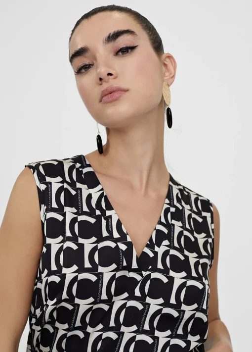 Top fluido monograma