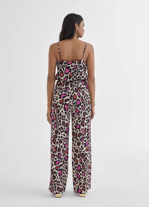 Top lencero estampado animal