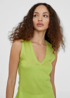 Top punto color liso