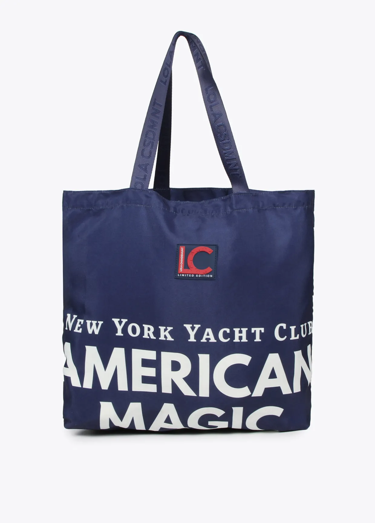 Tote bag de color azul  American Magic - Lola Casademunt
