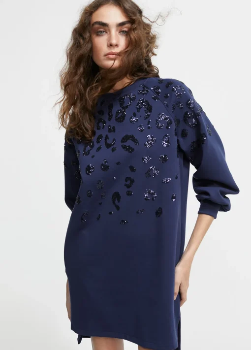 Vestido detalle lentejuelas