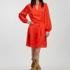 Vestido estampado logo
