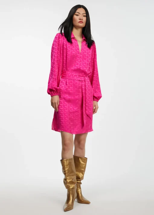 Vestido estampado logo