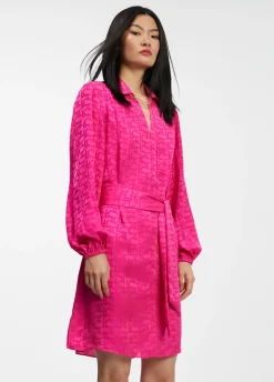 Vestido estampado logo