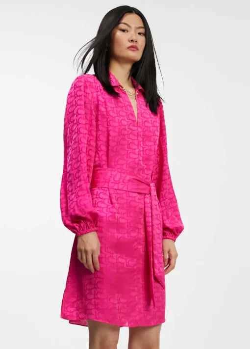 Vestido estampado logo