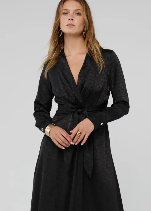 Vestido estampado logo