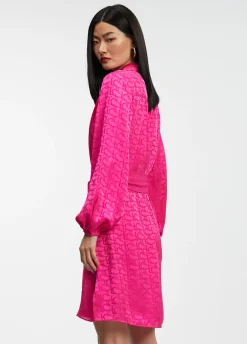 Vestido estampado logo