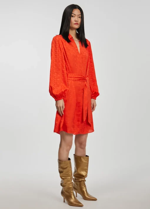 Vestido estampado logo