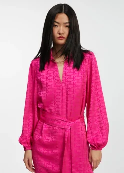 Vestido estampado logo
