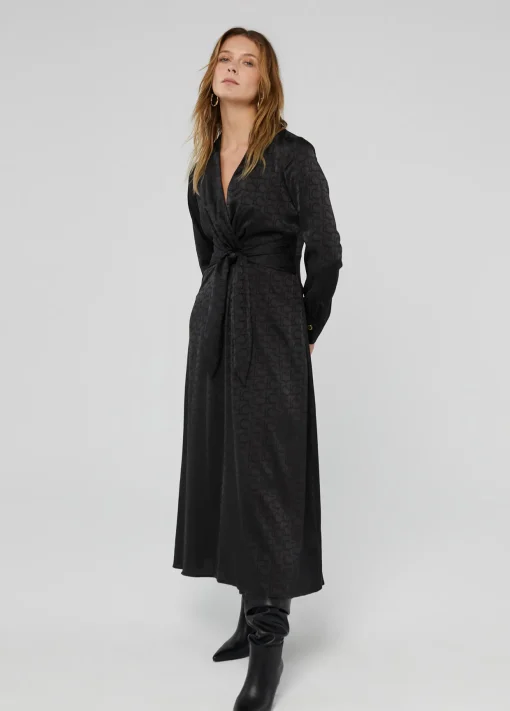 Vestido estampado logo