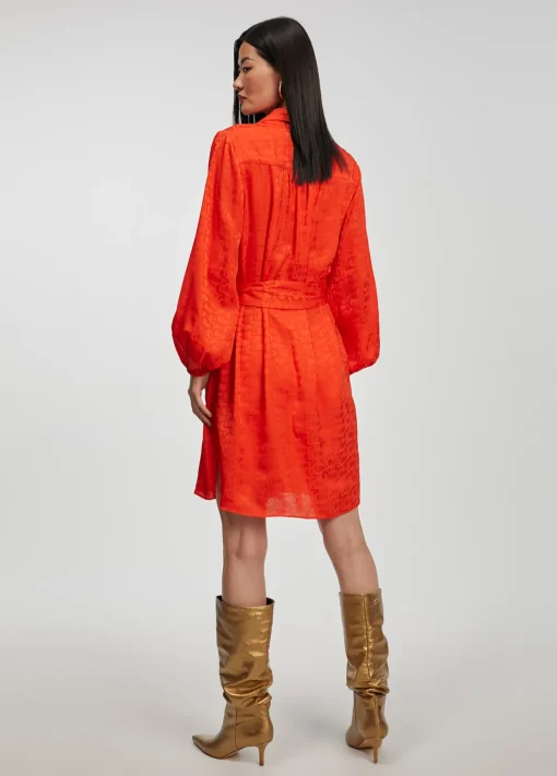 Vestido estampado logo