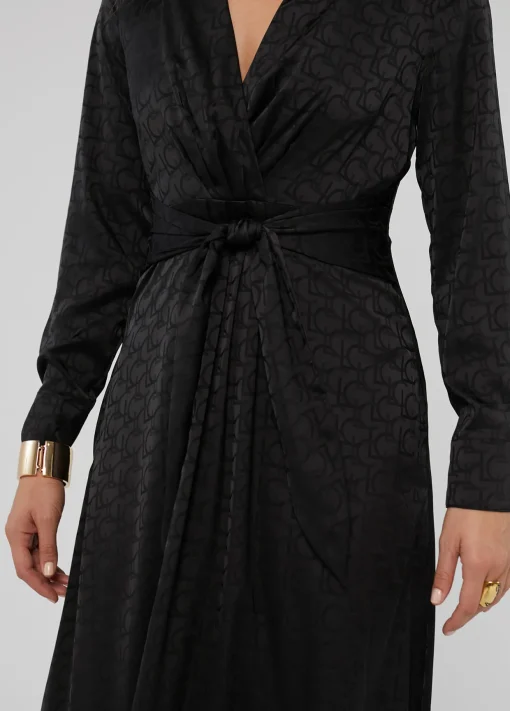 Vestido estampado logo