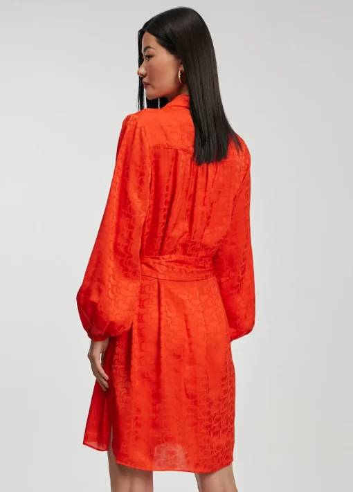 Vestido estampado logo