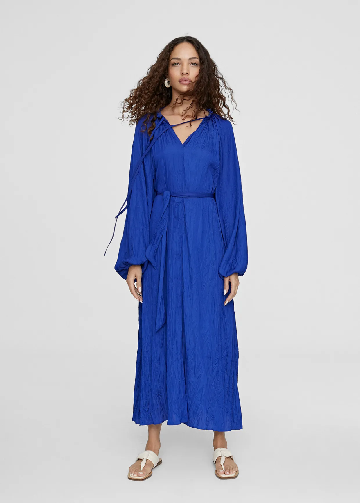 Vestido largo fluido