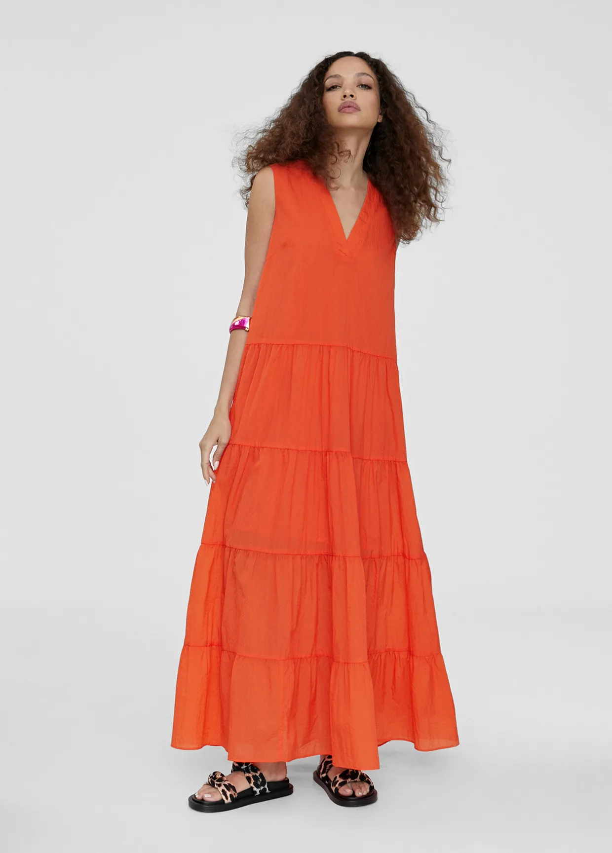 Vestido largo fluido