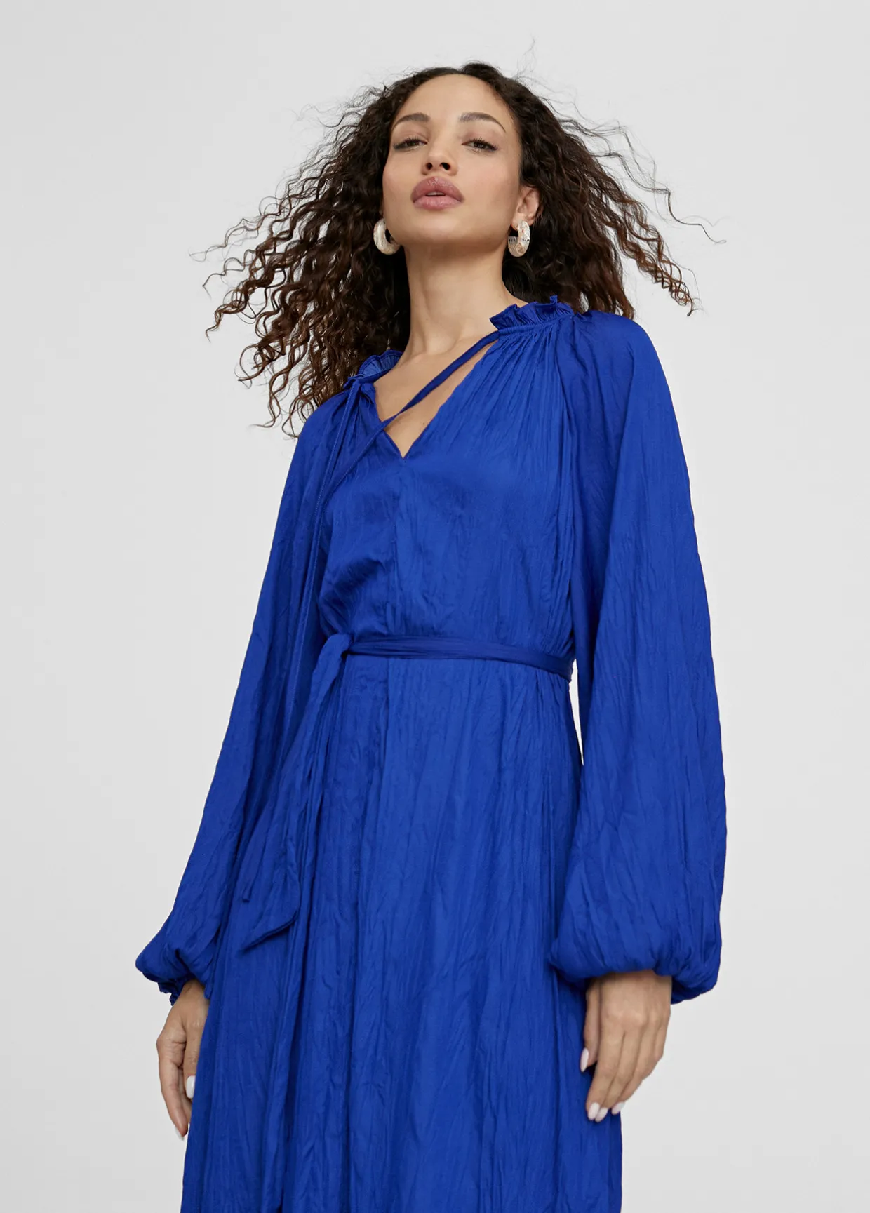 Vestido largo fluido