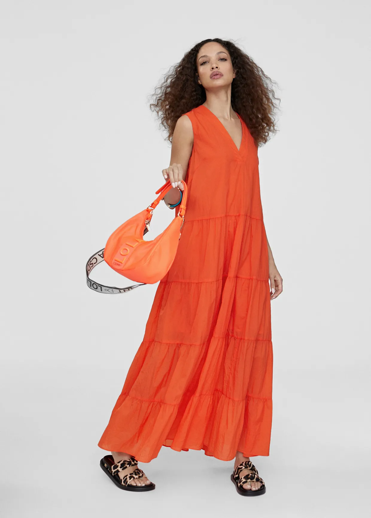 Vestido largo fluido