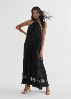 Vestido largo halter