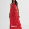 Vestido largo halter