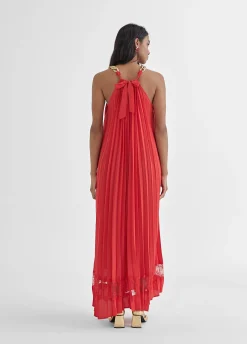 Vestido largo halter