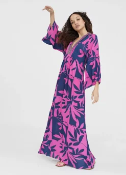 Vestido largo manga japonesa