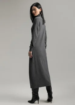 Vestido midi de punto