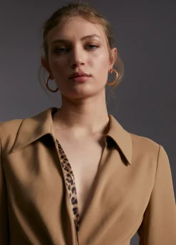 Vestido midi nudo