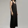 Vestido sin manga plisado
