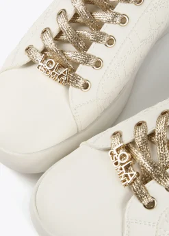 Zapatillas deportivas metalizadas