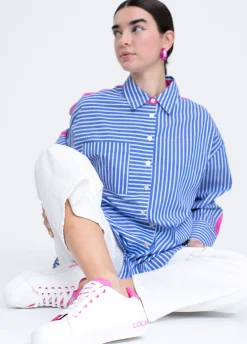 Zapatillas tipo sneakers bicolor