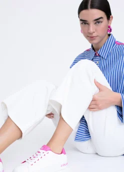 Zapatillas tipo sneakers bicolor