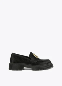 Zapato mocasín negro